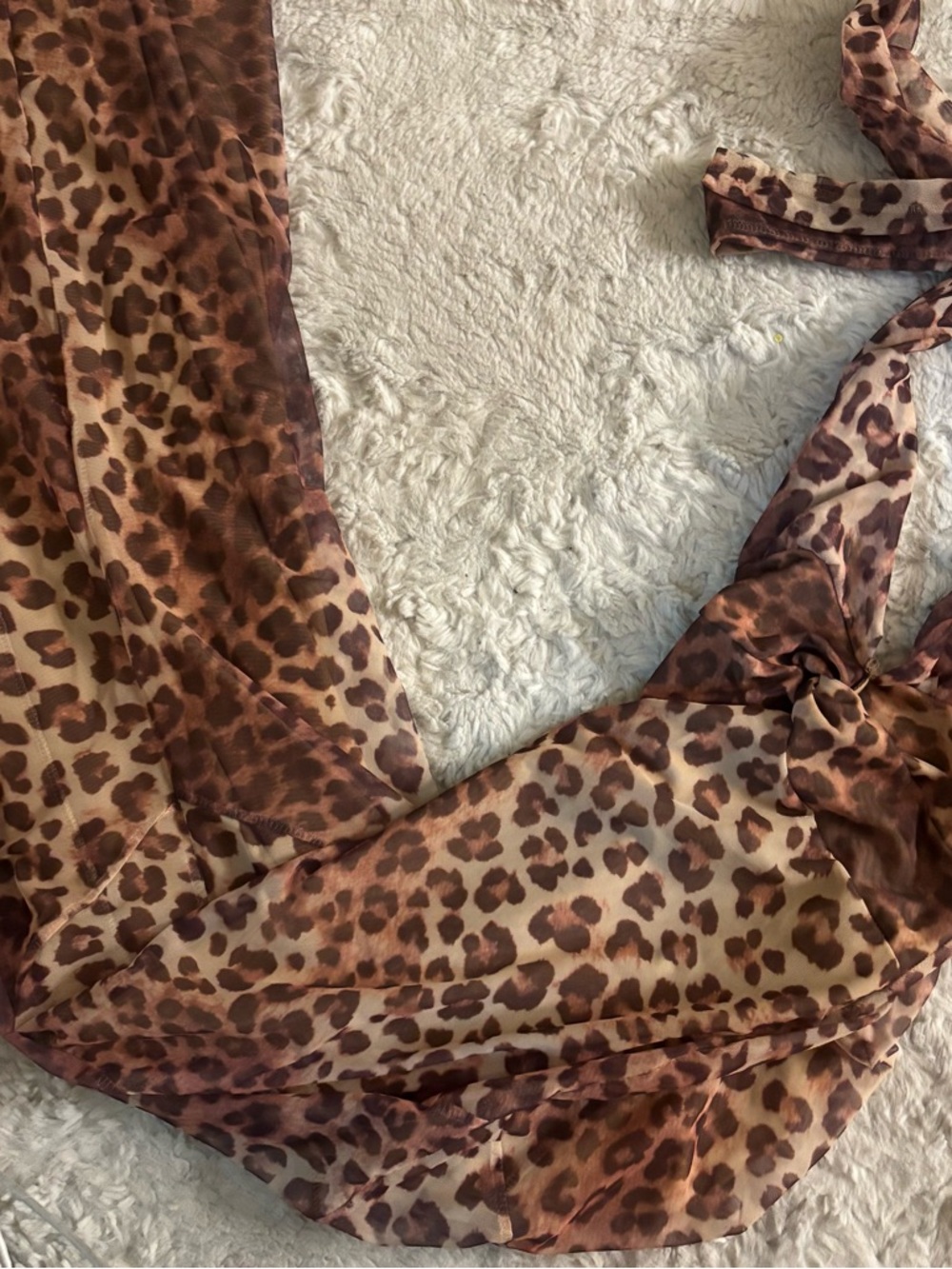 cheetah halter dress